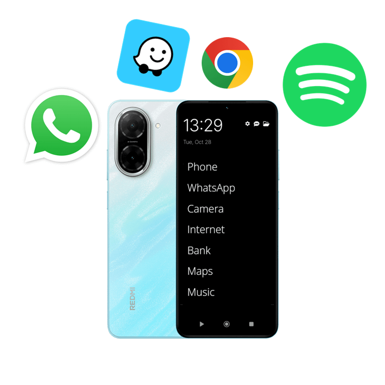 El Dumbphone Moderno con WhatsApp y Spotify: FocusPhone