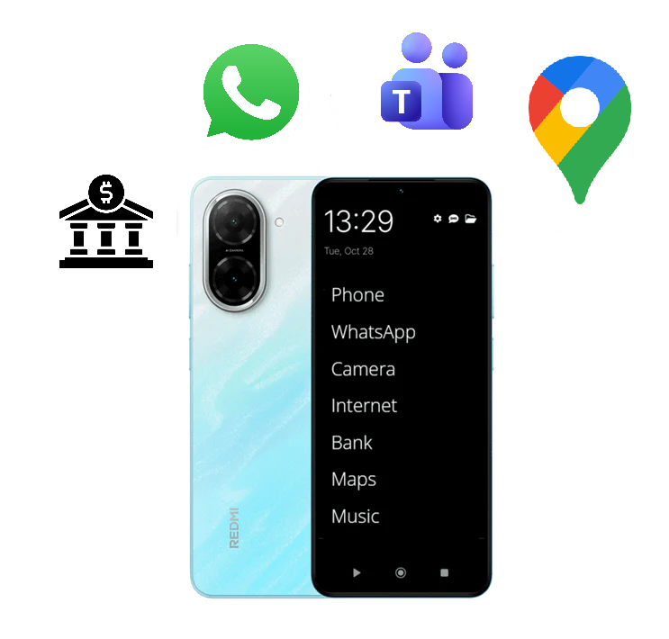 El Dumbphone minimalista con Google Maps o banco: FocusPhone